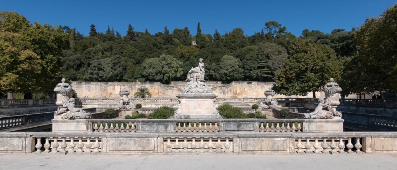 "Le Paisible" Clim Et Jardin En Centre Ville Nimes Ngoại thất bức ảnh